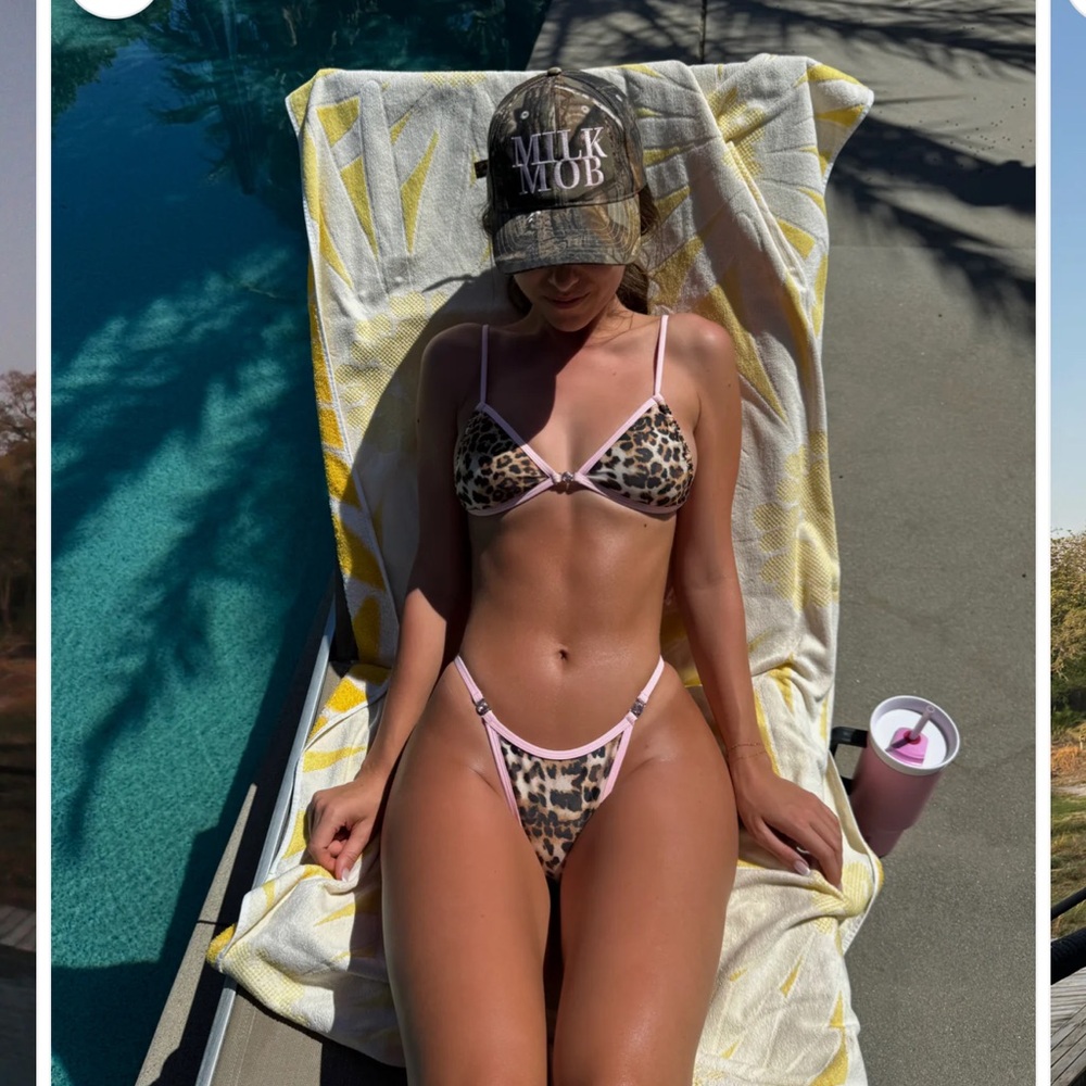 NWT Strawberry Milk Mob Dash Bikini Set